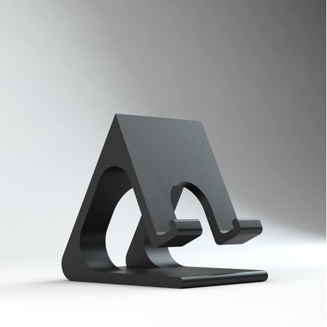 3D printed phone stand, phone stand, mobile device stand, 3D model