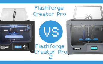 Flashforge Creator Pro vs Flashforge Creator Pro 2 comparison